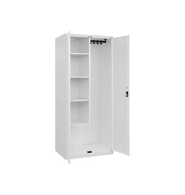Putzmittelschrank Classic PLUS 080100-02 S10012 verkehrsweiß 80,0 x 50,0 x 185,0 cm, aufgebaut